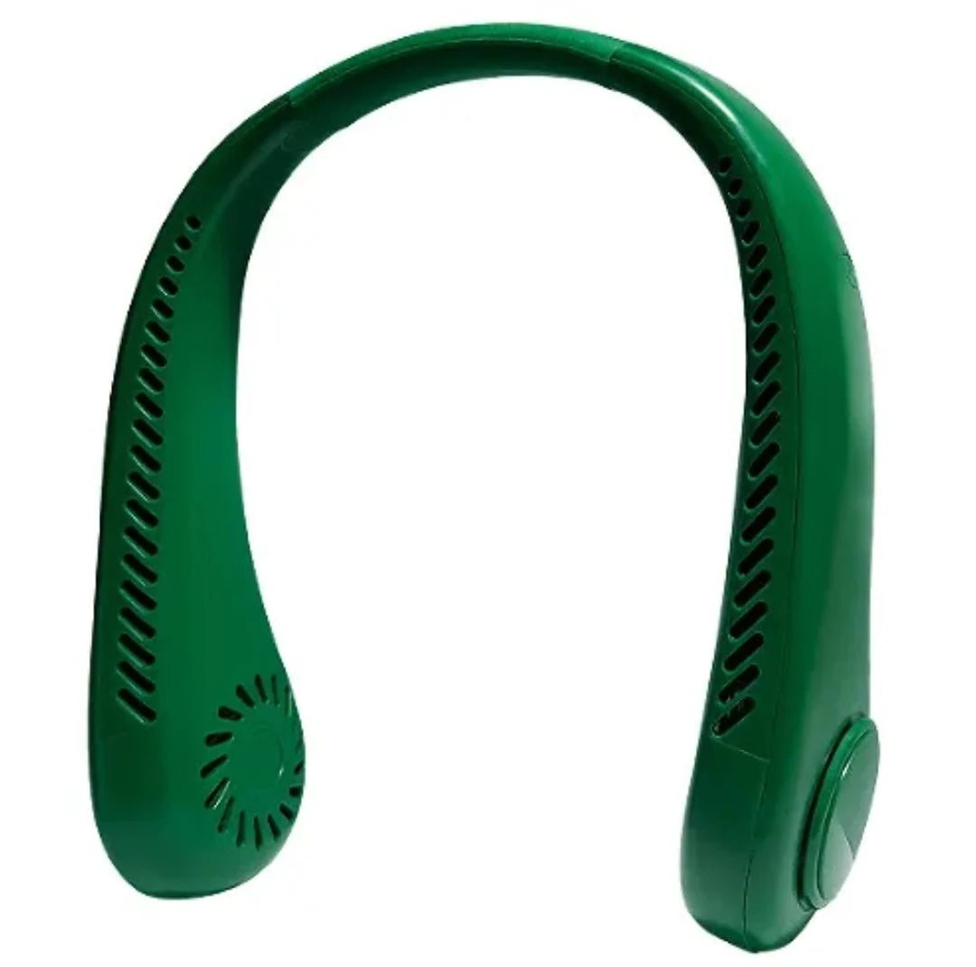 USB Rechargeable Bladeless Neck Fan – Hands-Free Portable Cooling