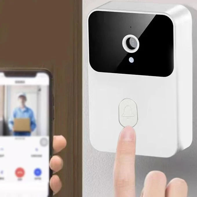 Wireless WiFi Video Doorbell Camera – Two-Way Audio & Night Vision
