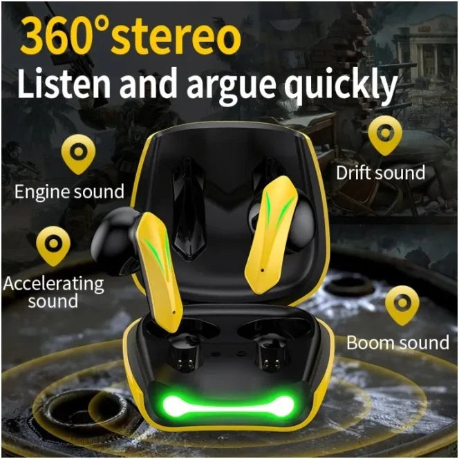 Wireless Bluetooth 5.0 Earbuds – Touch Controls & LED Charging Case