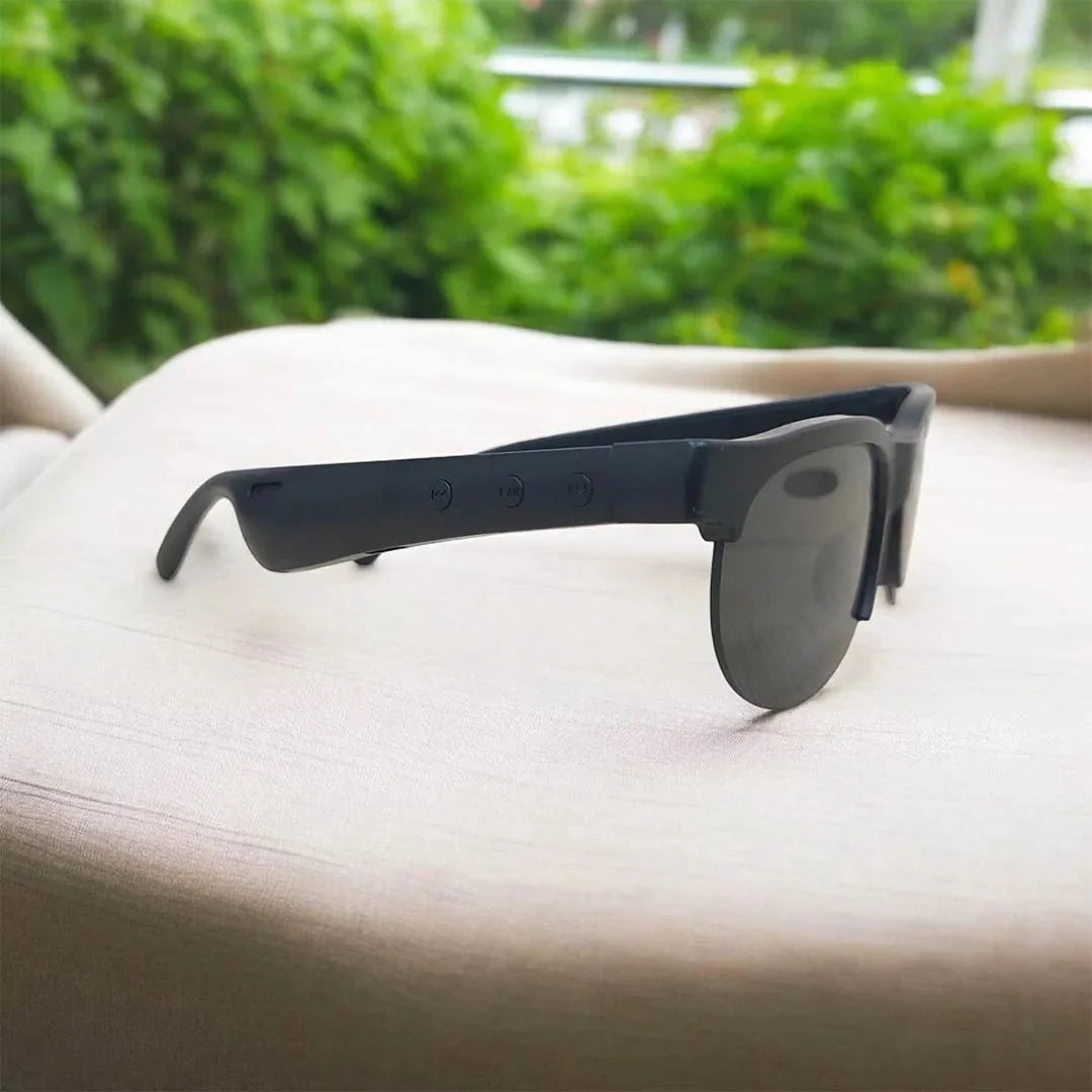 Wireless Bluetooth Headset Glasses – Audio Sunglasses for Music & Calls