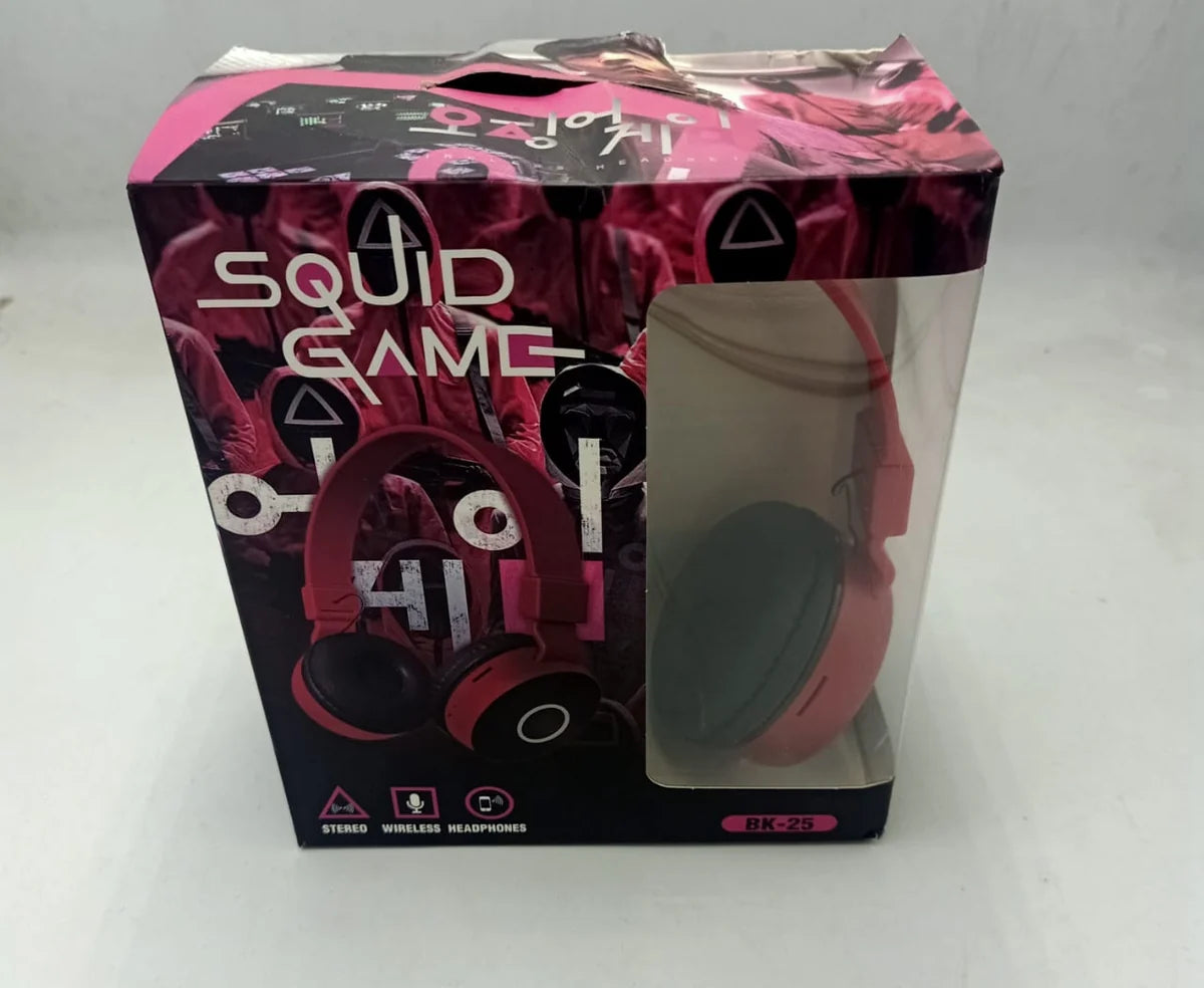 Wireless Over-Ear Stereo Headphones – Foldable Headset with Microphone