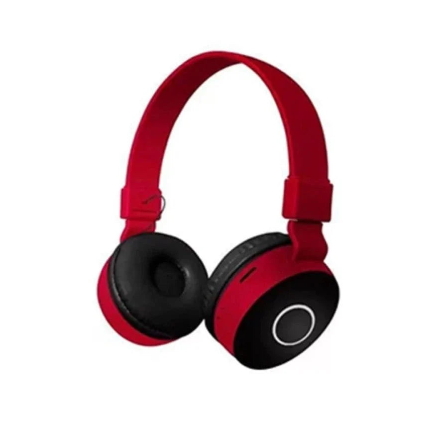 Wireless Over-Ear Stereo Headphones – Foldable Headset with Microphone